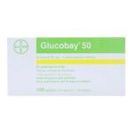 Glucobay 50 Bayer điều trị bệnh đái tháo đường 100 viên