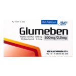 Glumeben 500mg/2.5mg DHG điều trị đái tháo đường 30 viên