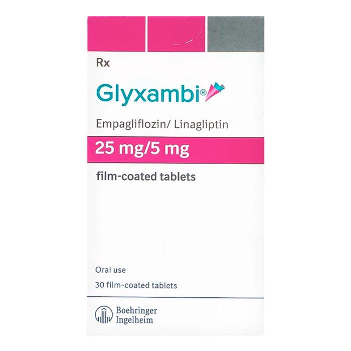 Glyxambi 25mg/5mg Boehringer điều trị đái tháo đường 30 viên