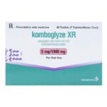 Komboglyze XR 5mg/1000mg AstraZeneca hỗ trợ kiểm soát đường huyết 28 viên
