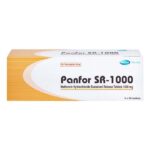 Panfor SR-1000 MEGA We Care điều trị bệnh đái tháo đường 100 viên