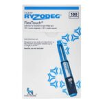 Ryzodeg FlexTouch 100U/ml trị đái tháo đường 5 bút
