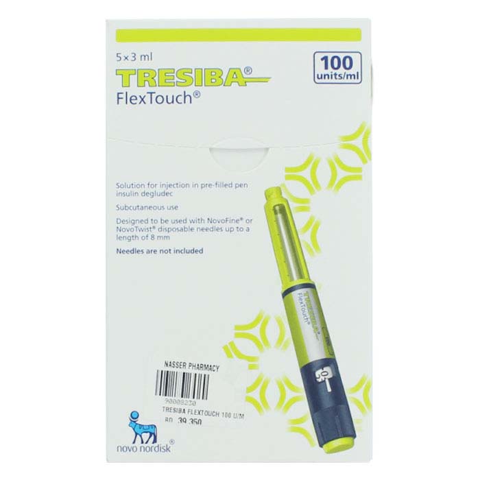 Tresiba FlexTouch 100ui/ml Novo Nordisk 5 bút