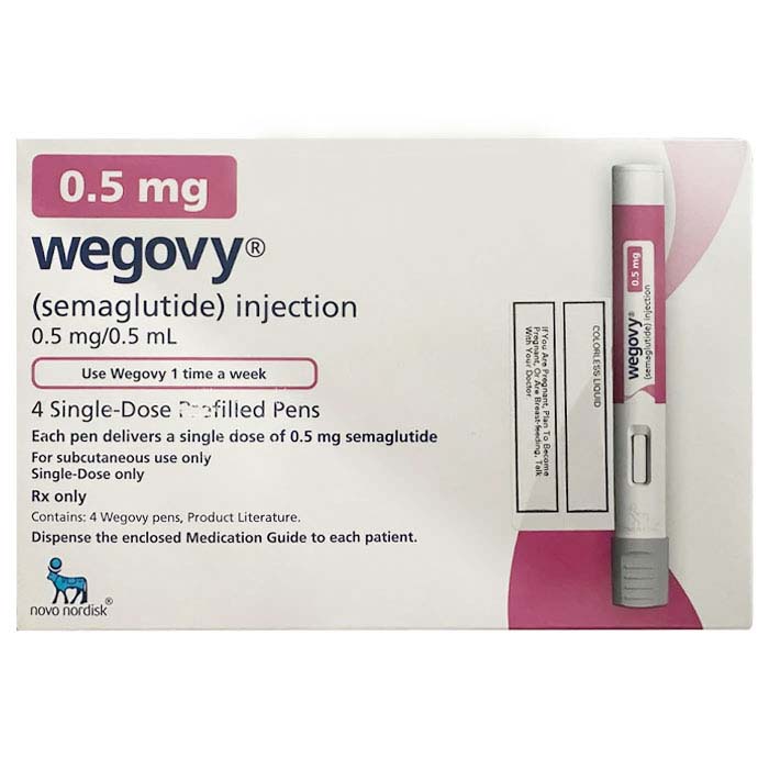 Wegovy 0.5mg Novo Nordisk hộp 4 bút