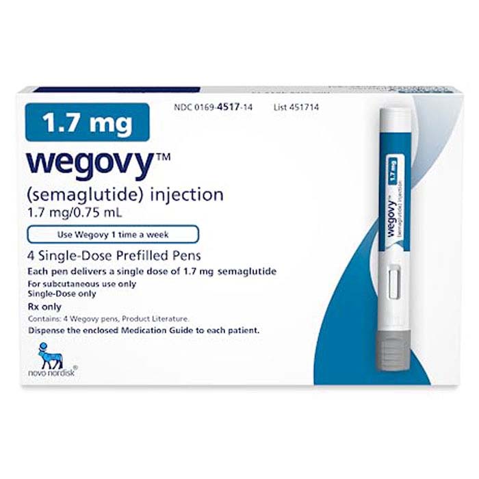Wegovy 1.7mg Novo Nordisk 4 bút