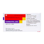 Carbatol 200 Torrent điều trị bệnh động kinh cục bộ