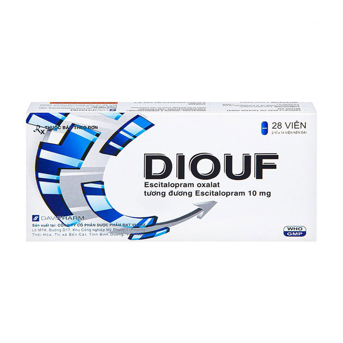 Diouf Davipharm điều trị trầm cảm, rối loạn hoảng loạn