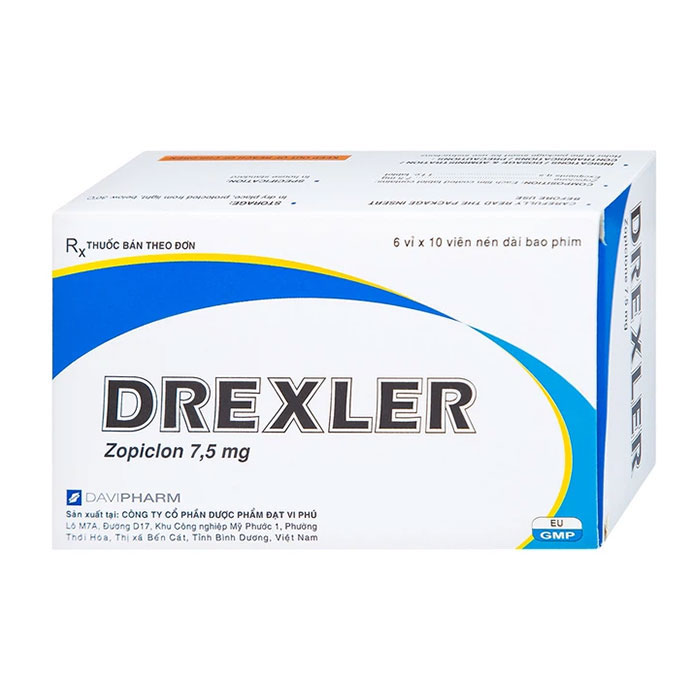 Drexler Davipharm điều trị ngắn hạn chứng mất ngủ