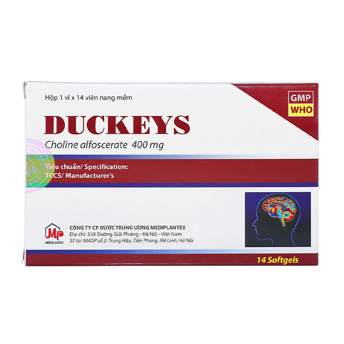 Duckeys Mediplantex hỗ trợ điều trị triệu chứng bệnh azheimer