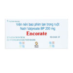 Encorate 200mg Sun Pharma điều trị động kinh