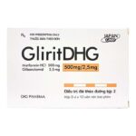 GliritDHG 500mg/2.5mg điều trị tiểu đường 30 viên