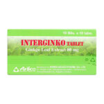 Interginko 80mg Arlico điều trị rối loạn tuần hoàn ngoại biên