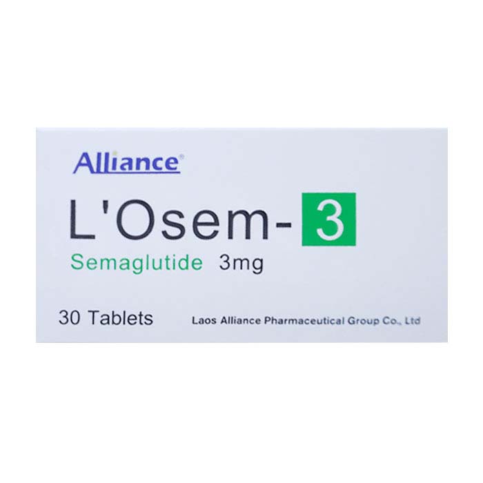 L'Osem 3mg Alliance điều trị đái tháo đường type 2 hộp 30 viên