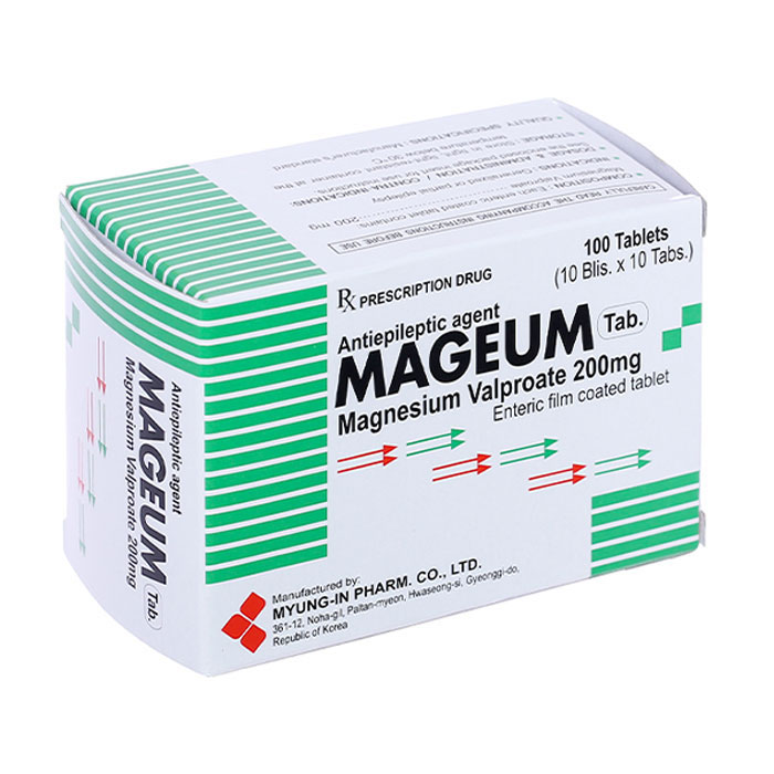 Mageum 200mg Myung-In Pharm điều trị bệnh động kinh