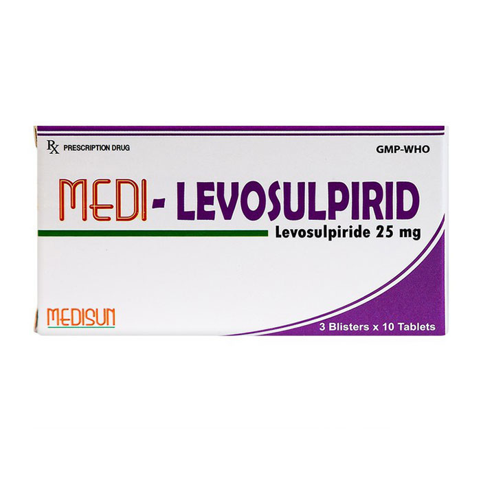 Medi-Levosulpirid 25mg Medisun điều trị tâm thần phân liệt