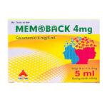 Memoback 4mg CPC1HN điều trị bệnh thần kinh ngoại vi