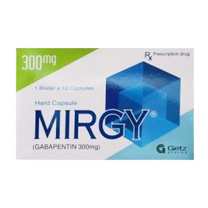 Mirgy 300mg Getz điều trị đau thần kinh, động kinh