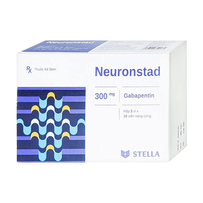 Neuronstad 300mg Stella điều trị hỗ trợ động kinh cục bộ