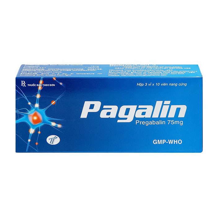 Pagalin 75mg Trường Thọ điều trị đau thần kinh, động kinh