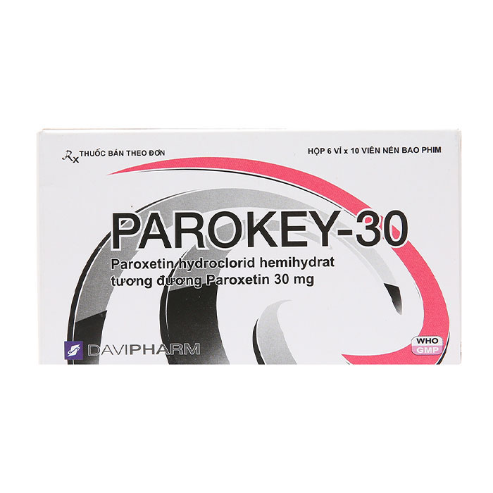 Parokey 30 DaViPharm điều trị bệnh trầm cảm