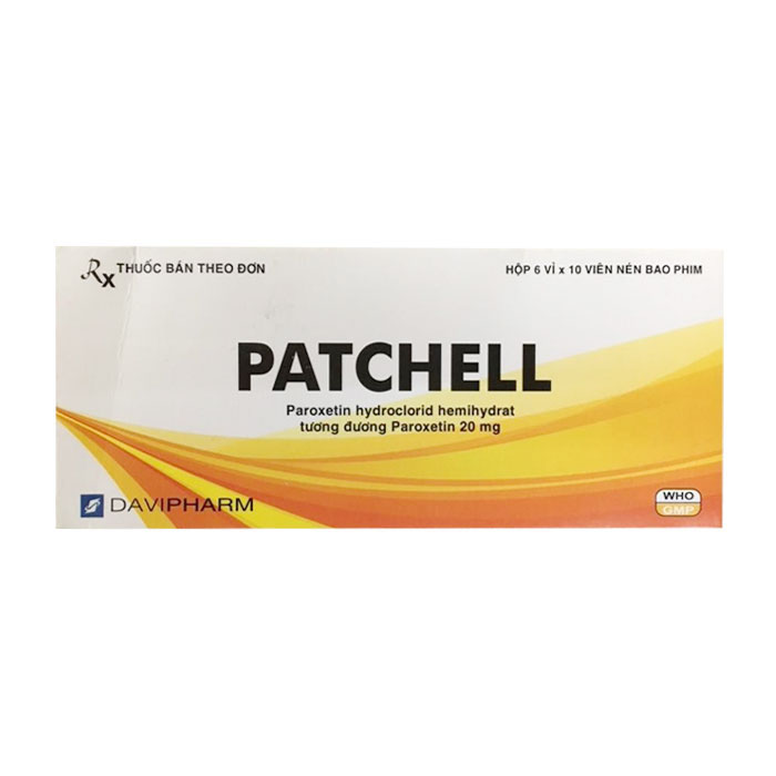 Patchell 20mg Davi Pharm điều trị trầm cảm