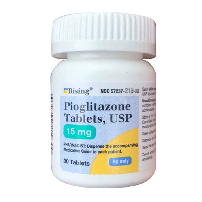Pioglitazone 15mg Rising 30 viên