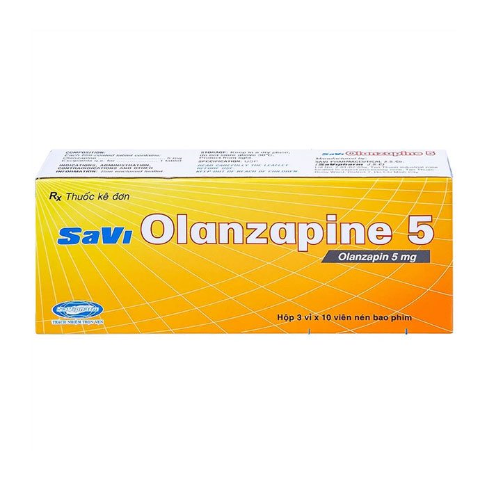 Savi Olanzapine 5 điều trị bệnh tâm thần phân liệt