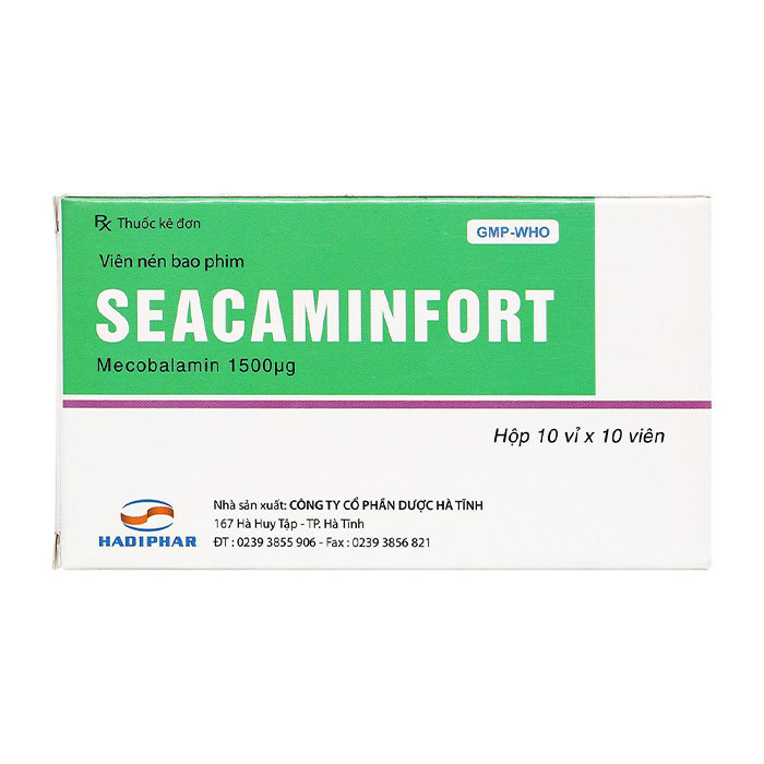 Seacaminfort Hadiphar điều trị các bệnh lý thần kinh ngoại biên