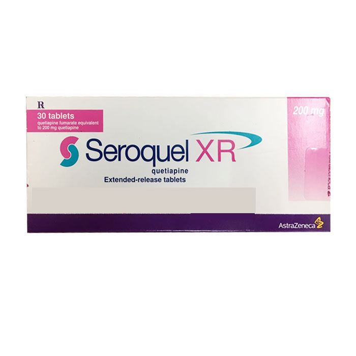 Seroquel XR 200mg AstraZeneca điều trị tâm thần phân liệt