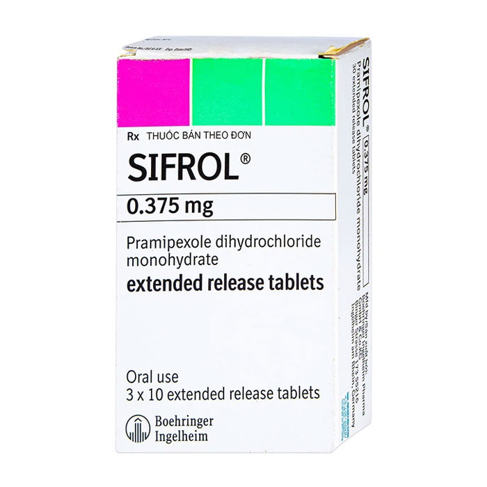 Sifrol 0.375mg Boehringer điều trị bệnh parkinson