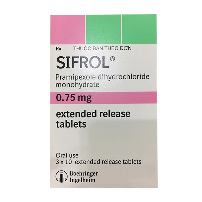 Sifrol 0.75mg Boehringer điều trị bệnh parkinson