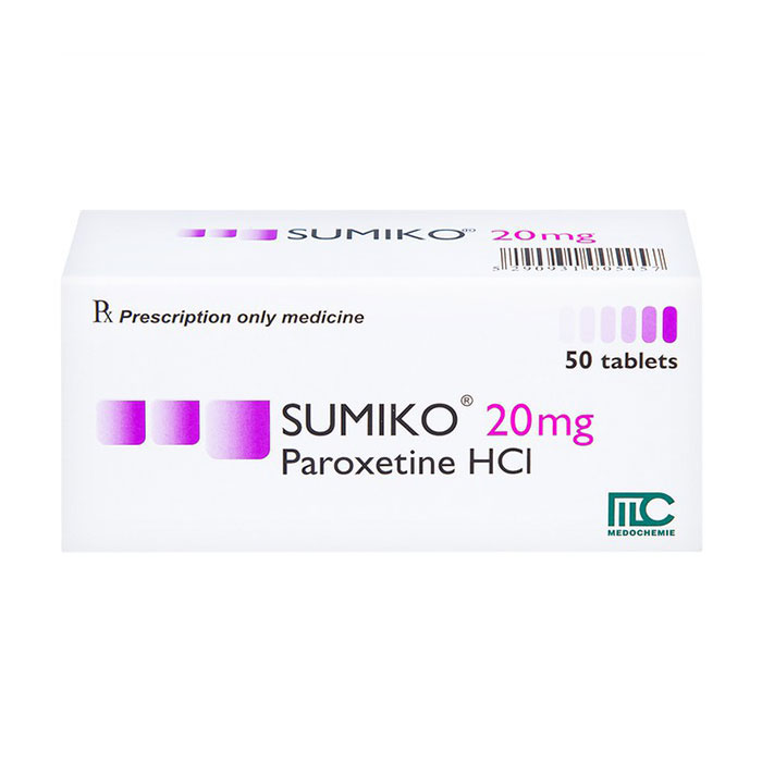 Sumiko 20mg Medochemie điều trị bệnh trầm cảm