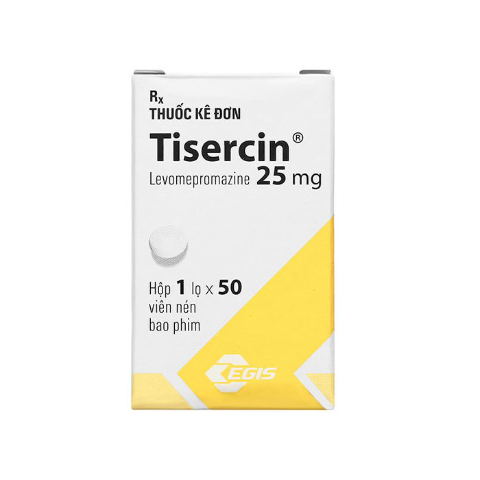 Tisercin 25mg Egis điều trị loạn thần