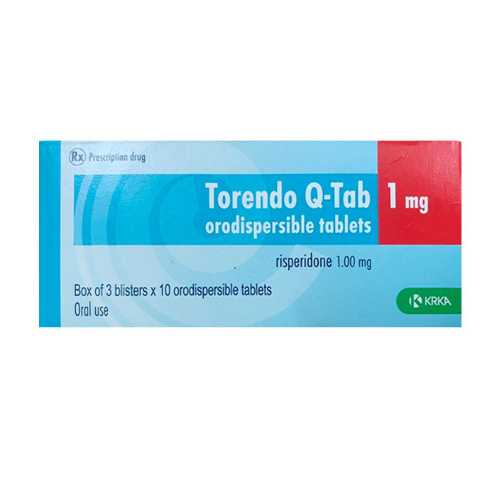 Torendo Q-Tab 1mg Krka điều trị trầm cảm, tâm thần phân liệt
