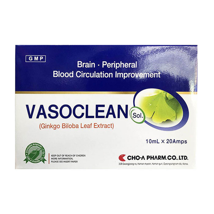 Vasoclean Sol 20mg Cho-A điều trị sa sút trí tuệ