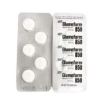 Glumeform 850 DHG Pharma điều trị bệnh đái tháo đường 50 viên
