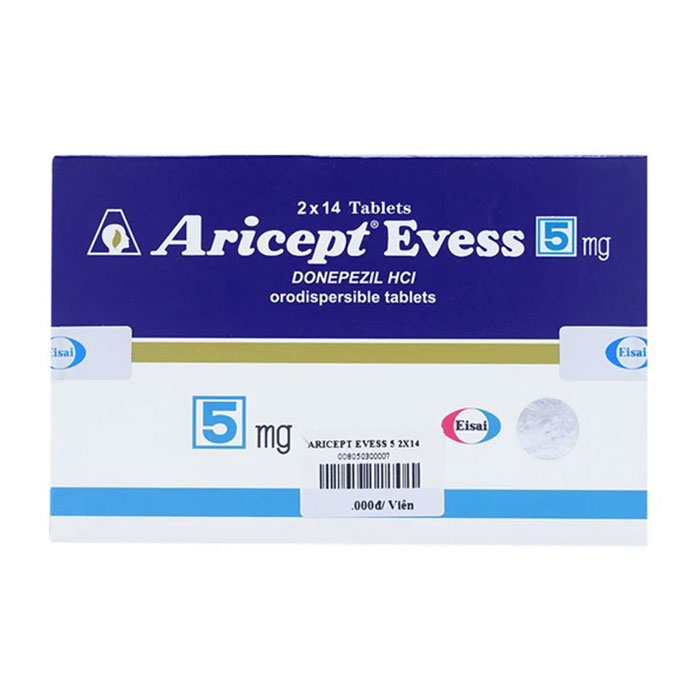 Aricept Evess 5mg Eisai điều trị triệu chứng bệnh alzheimer