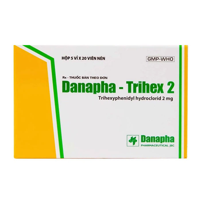 Danapha - Trihex 2 điều trị hỗ trợ hội chứng Parkinson