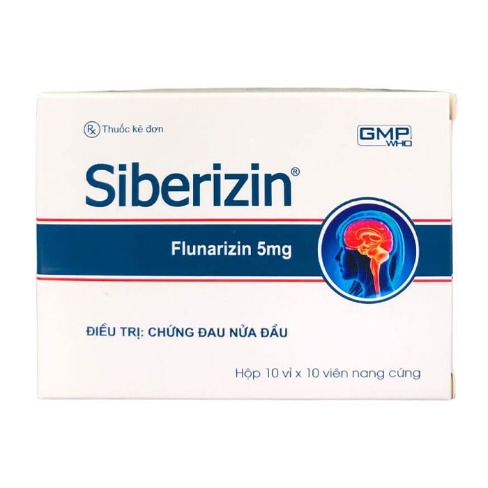 Siberizin 5mg Sao Kim điều trị dự phòng cơn đau nửa đầu