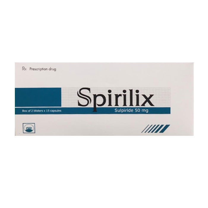 Spirilix 50mg Pymepharco điều trị tâm thần phân liệt