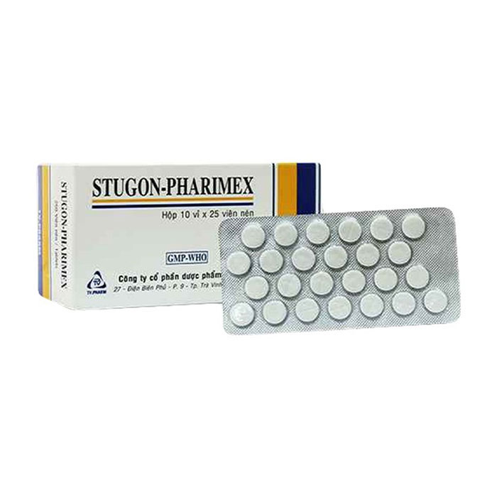 Stugon-Pharimex TV.Pharm điều trị triệu chứng hoa mắt, chóng mặt