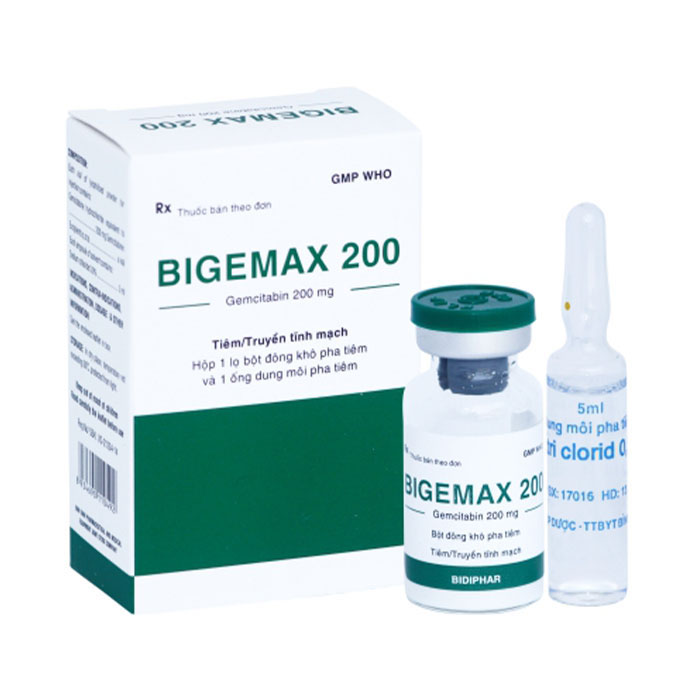 Bigemax 200 Bidiphar điều trị ung thư phổi