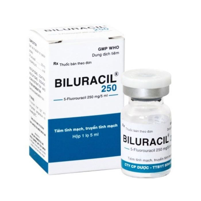 Biluracil 250mg/5ml Bidiphar điều trị ung thư