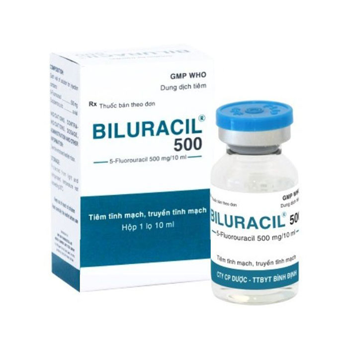 Biluracil 500mg/10ml Bidiphar điều trị ung thư