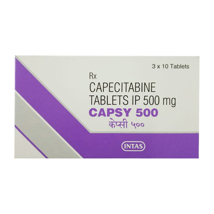 Capsy 500mg Intas điều trị ung thư