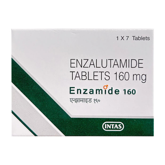 Enzamide 160mg Intas điều trị ung thư tuyến tiền liệt