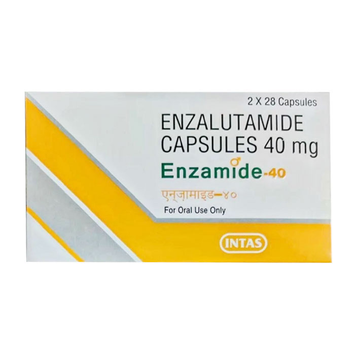 Enzamide 40mg Intas điều trị ung thư tuyến tiền liệt