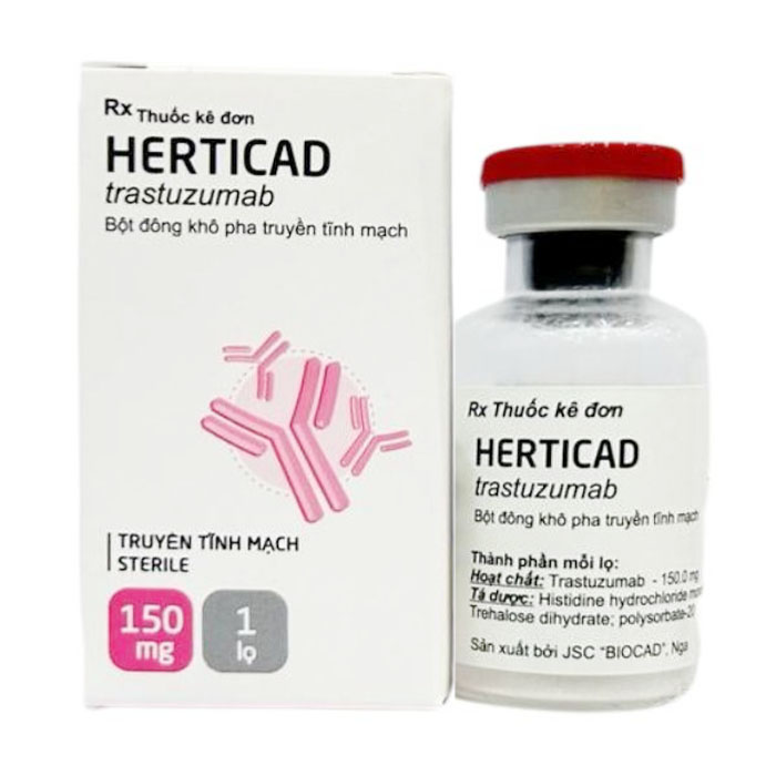 Herticad 150mg Biocad điều trị ung thư vú