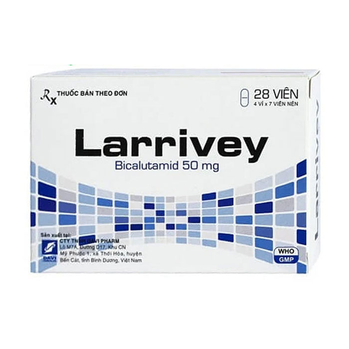 Larrivey 50mg DaviPharm điều trị ung thư tiền liệt tuyến