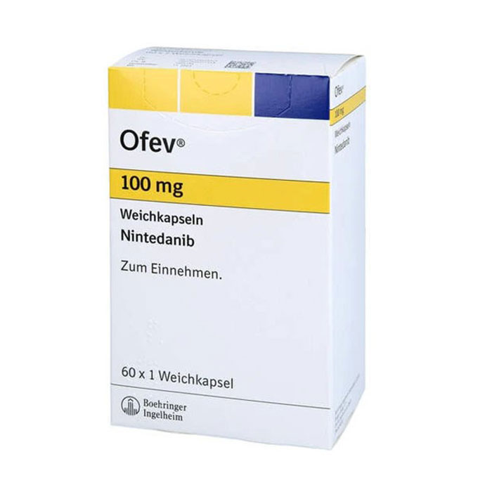 Ofev 100mg Boehringer điều trị bệnh ung thư phổi